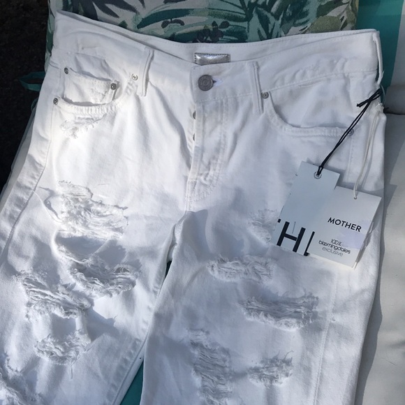 NWT Mother The Loosey in White Size 25 - Picture 6 of 11